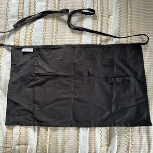 Ruvanti Server Bartender Black 3-Pocket Waist Apron